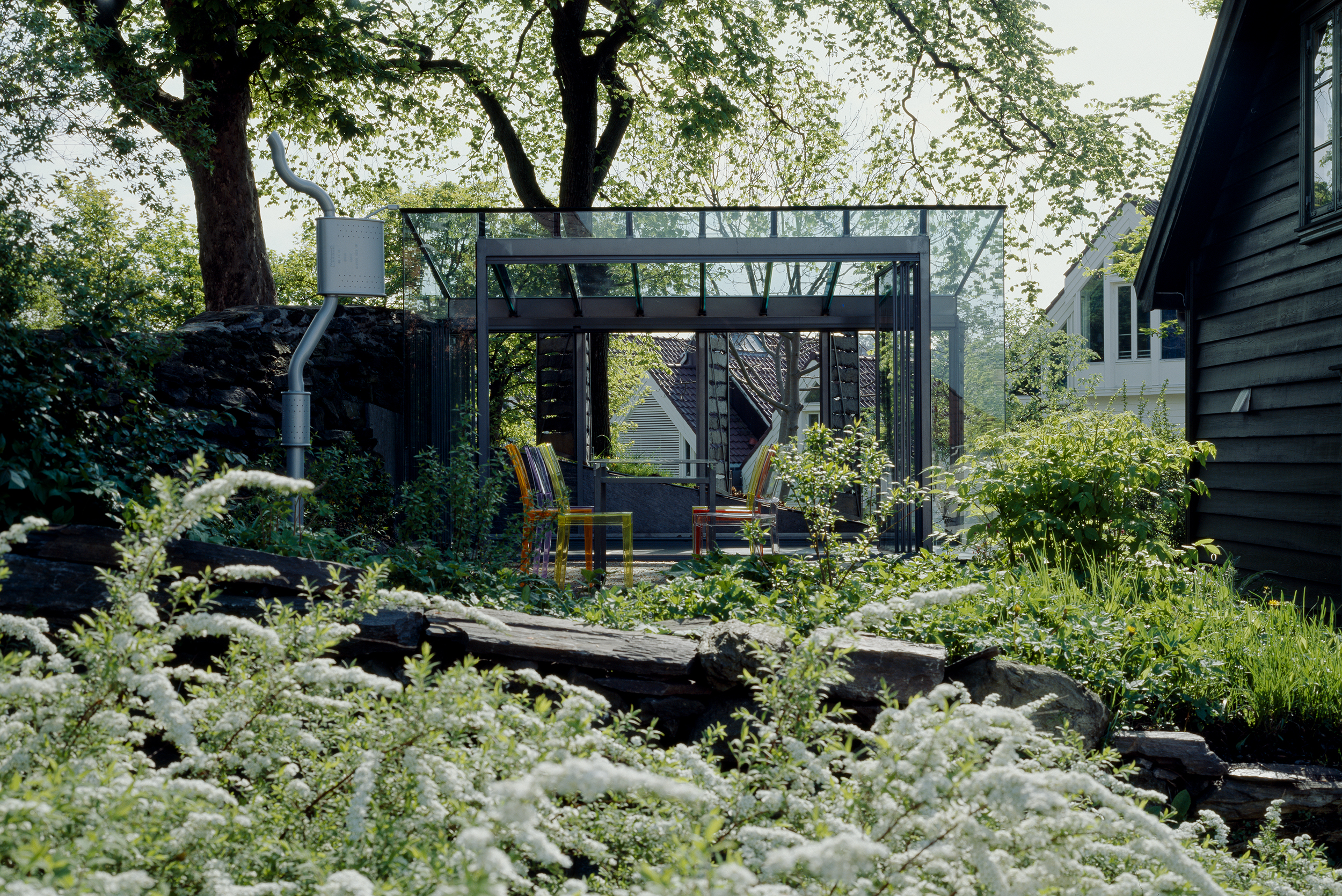 Photo of the office and conservatory on Valberget by Helen and Hard Architects.